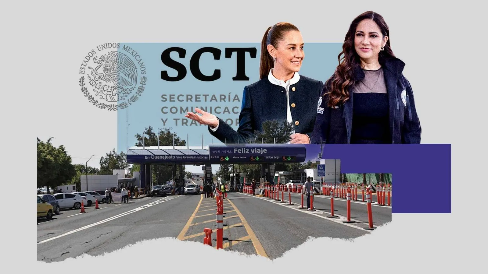 Sheinbaum pide a SCT revisar concesión de la autopista Guanajuato-Silao tras protestas