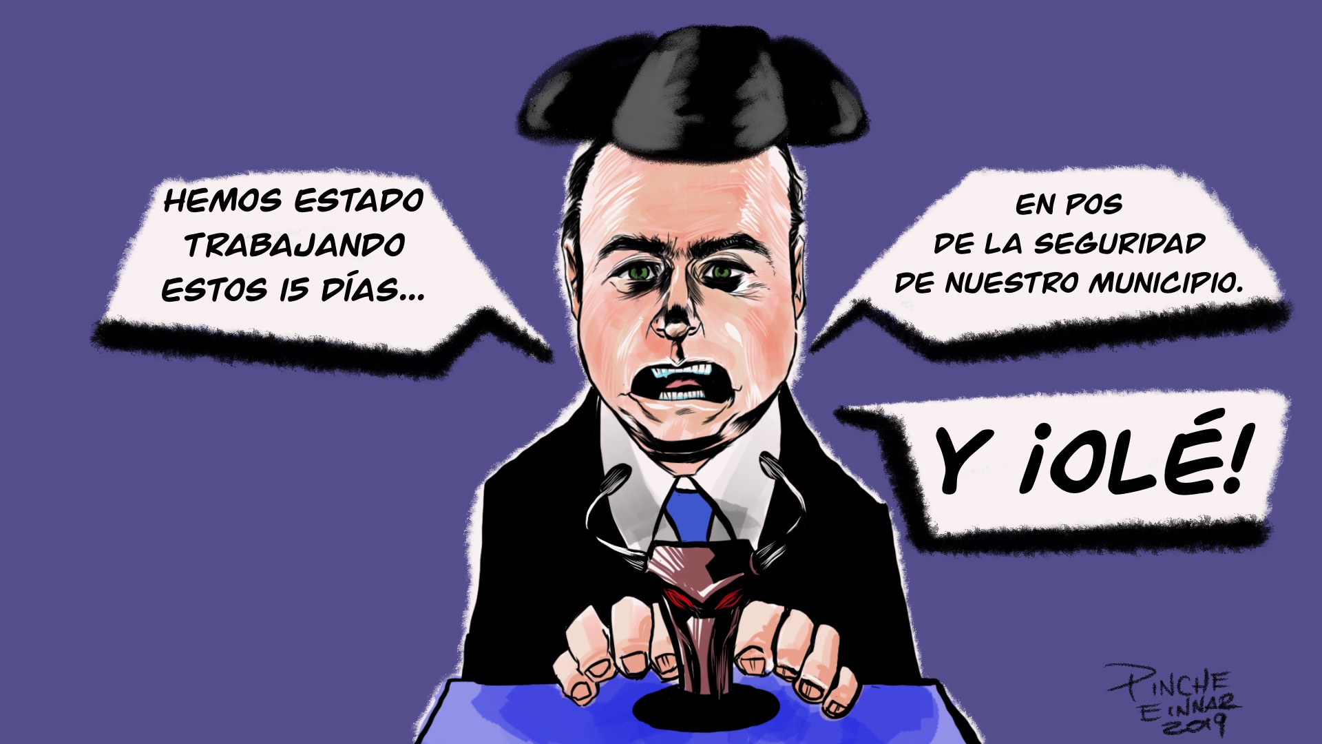 Ausente hace dos semanas de San Miguel, aparece Luis Alberto Villarreal en un congreso en Cracovia