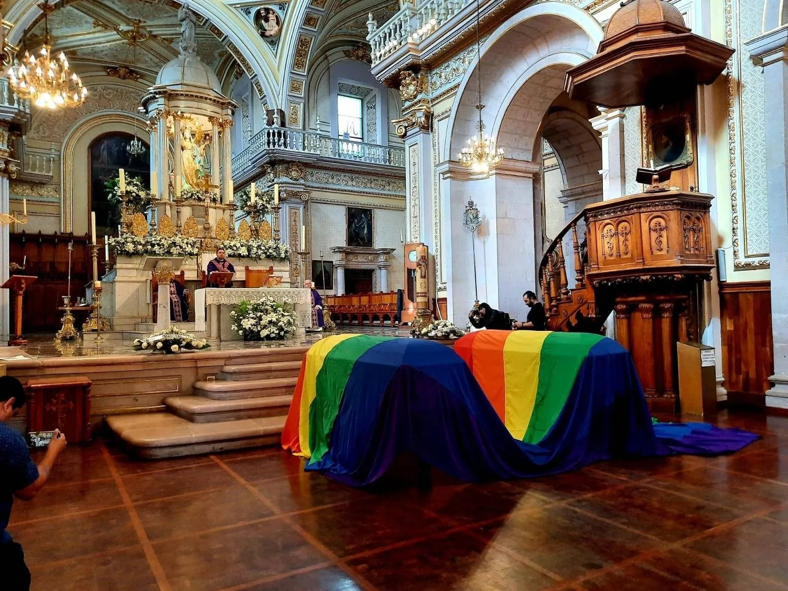 “Exigimos justicia”, claman familiares en la despedida de Ociel Baena y Dorian Herrera