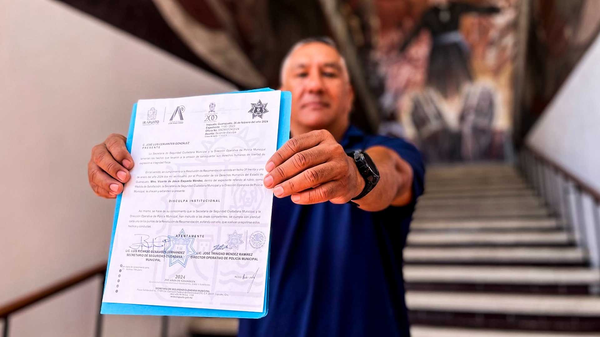 Cero y van dos: Municipio de Irapuato y Prodheg resuelven disculpa a modo, ahora por fotógrafo agredido