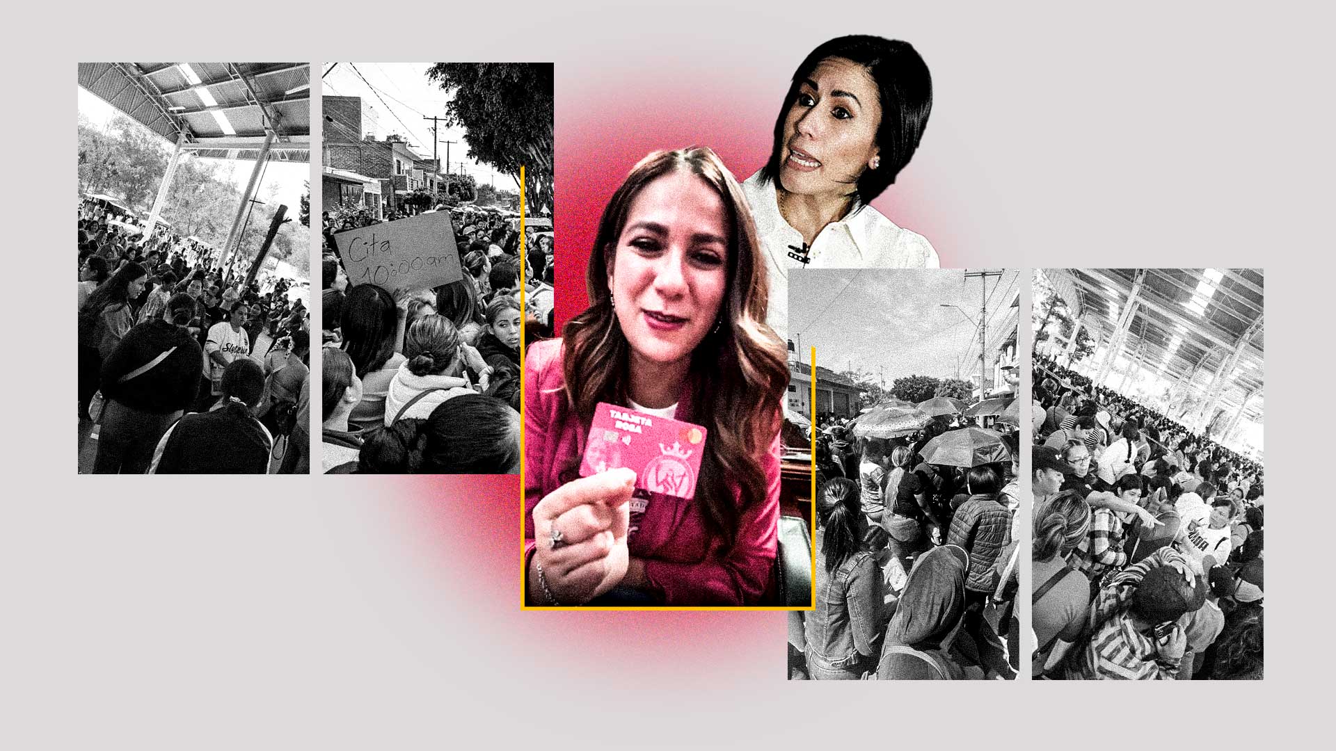 Caos en entrega de Tarjeta Rosa provoca tumultos y reclamos de beneficiarias