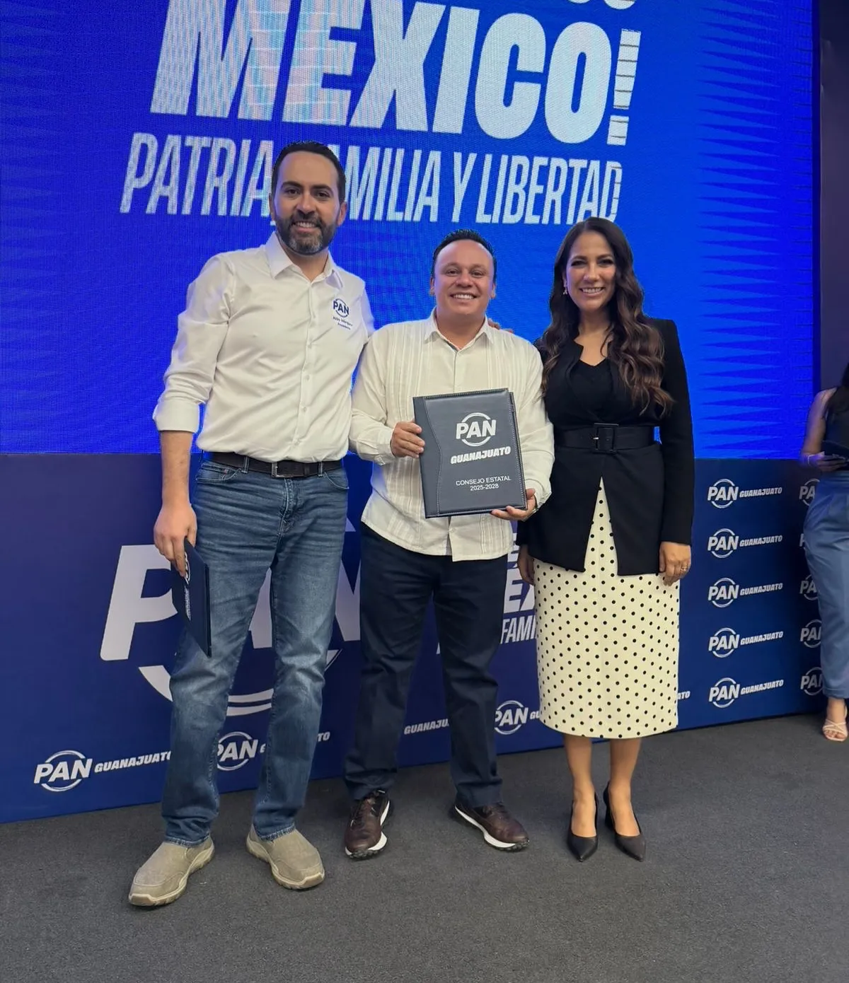 Aldo Márquez, Antonio Navarro y Libia García