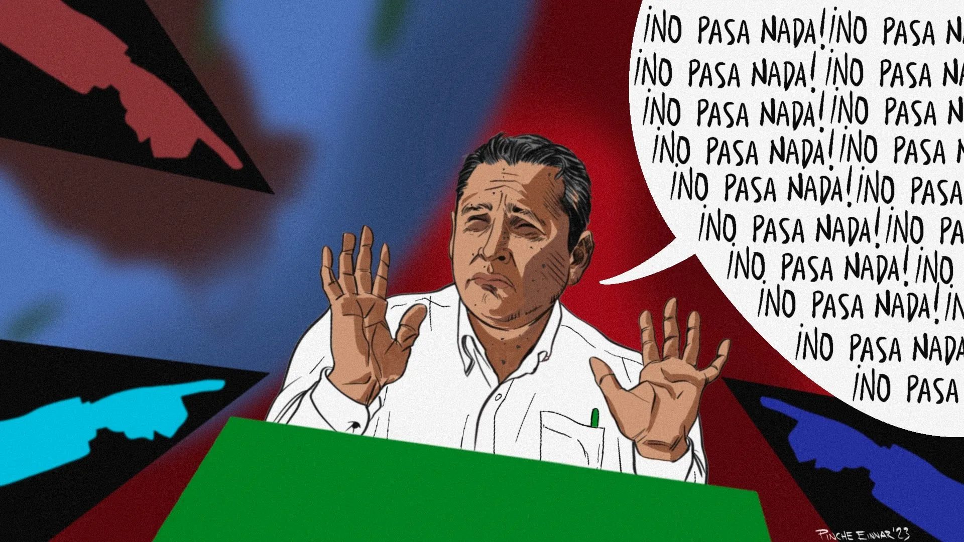 Se le viene el mundo encima al alcalde verde de San Felipe por sus “fake news” en el caso de migrantes desaparecidos