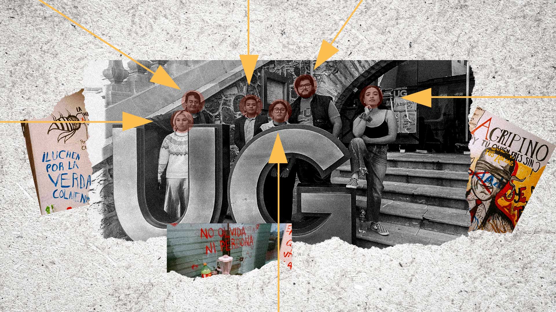 UG y Fiscalía criminalizan protesta estudiantil: imputan a 7 por daños