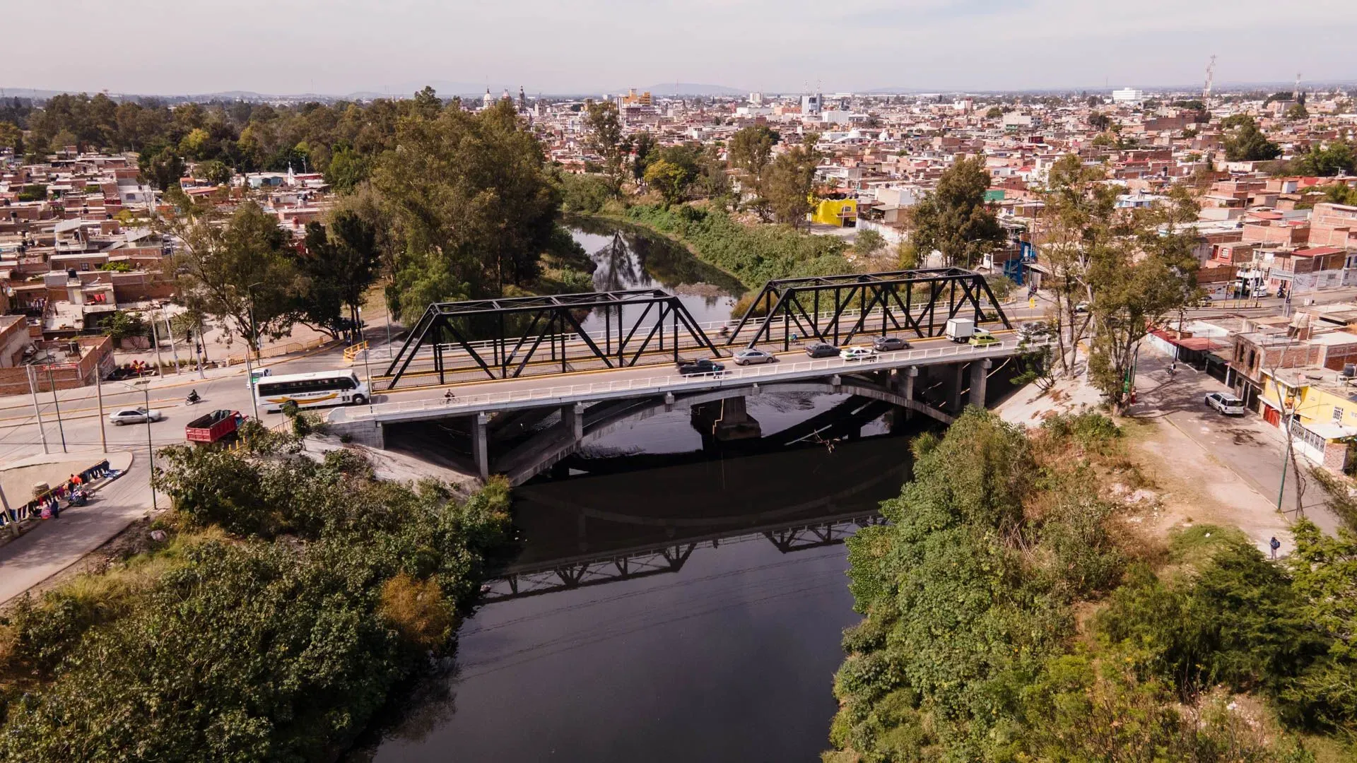 Río Lerma, en el municipio de Salamanca, Guanajuato. Foto: Juan José L. Plascencia