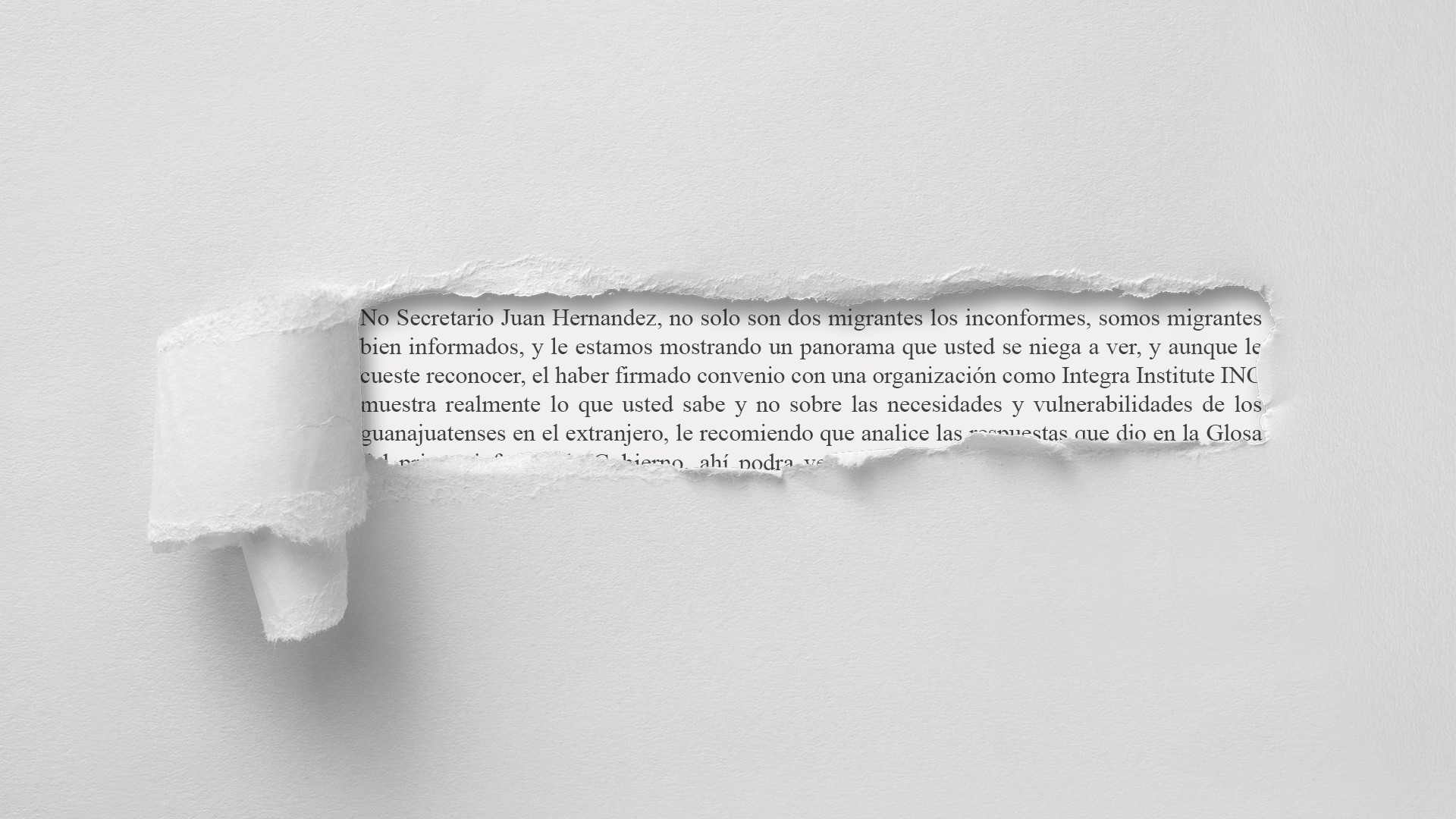 “No somos dos”, incendia Juan Hernández a comunidad migrante; piden su cese