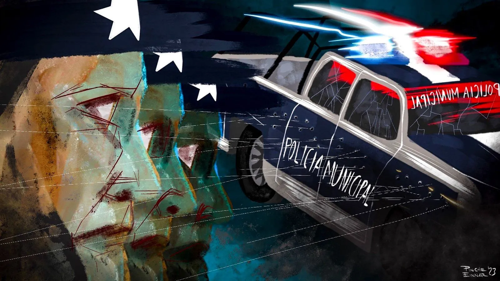 Se agrava acometida contra policías mientras gobierno evade problemática en foros sobre paz