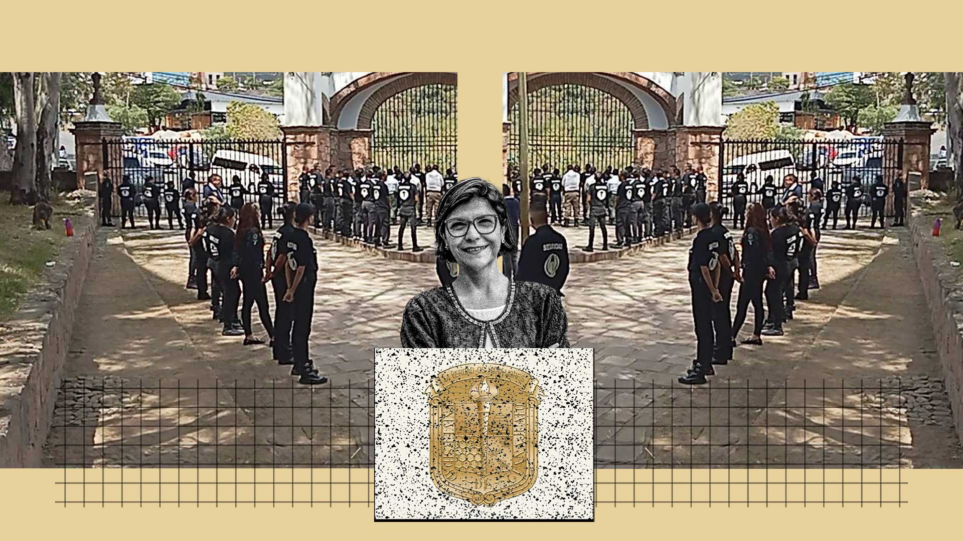 Nueva rectora levanta muralla; toma protesta lejos de estudiantes para evadir reclamos