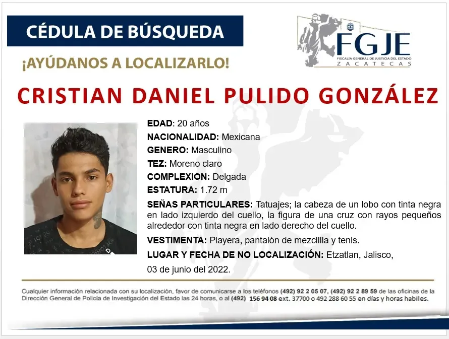 Ficha de búsqueda Daniel Pulido