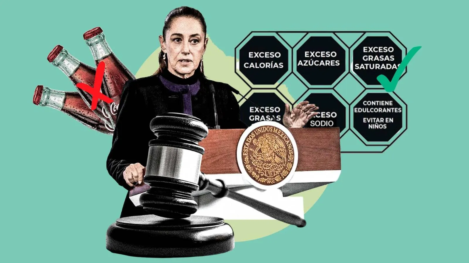 Sheinbaum defiende regulación de ultraprocesados ante litigios de la industria