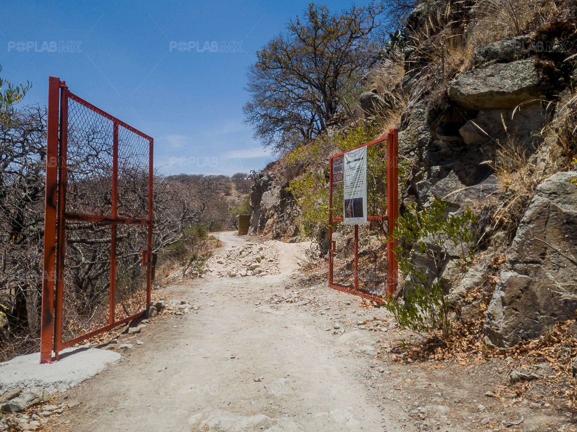 Foto: Juan José L. Plascencia camino Los Mexicanos