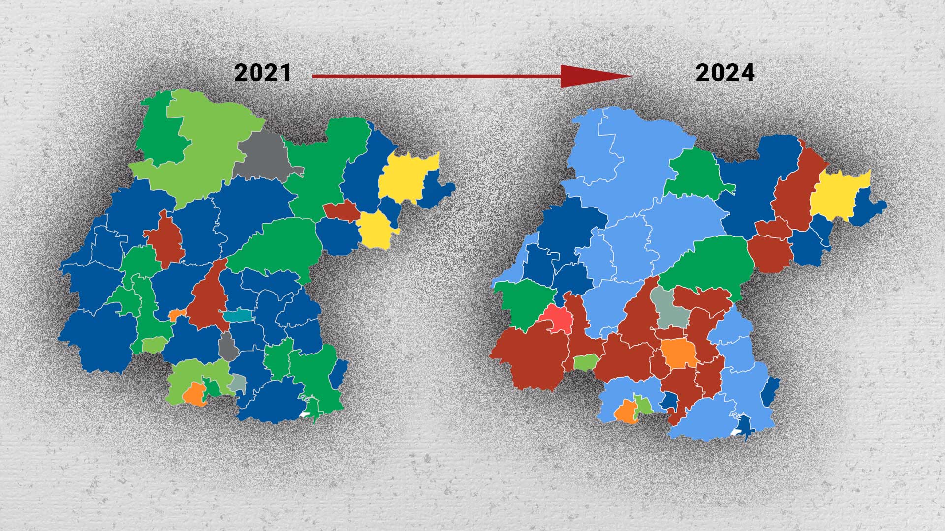 Sobrevive PAN de Guanajuato a tsunami guinda pero no sin daños: pierde control del Congreso