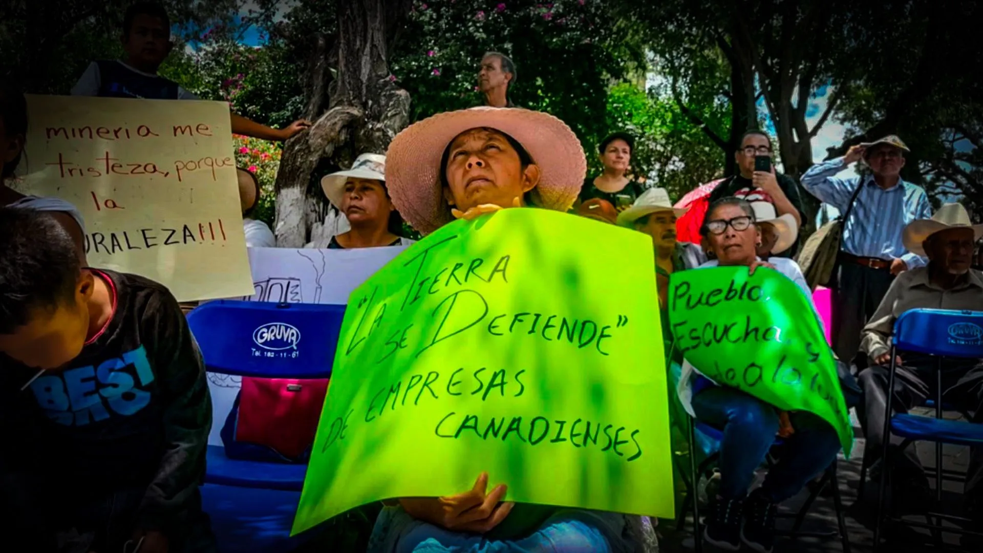 Mantienen defensa de agua, suelo y aire contra minera en Cerro del Gallo 