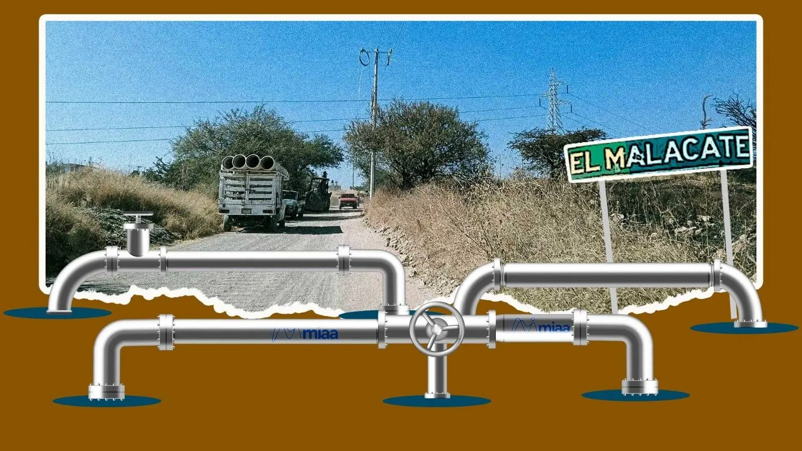 Reinicia obra hidráulica en El Malacate mientras pobladores buscan plantear consulta