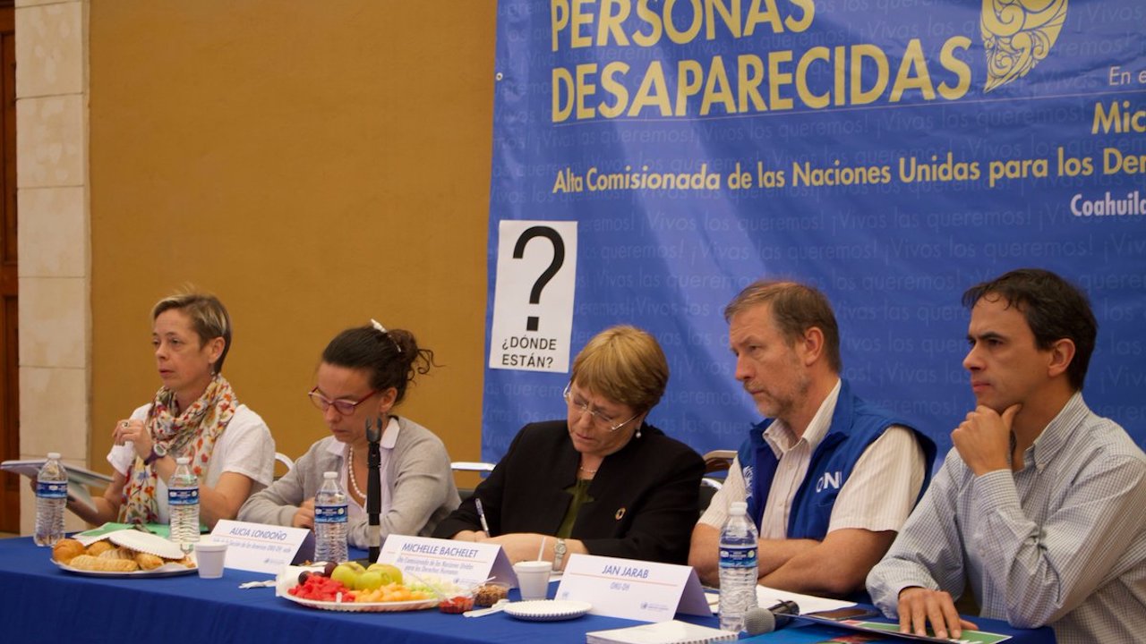 Familias de desaparecidos piden a Bachelet que ONU acompañe búsquedas; en Guanajuato hay 621 casos