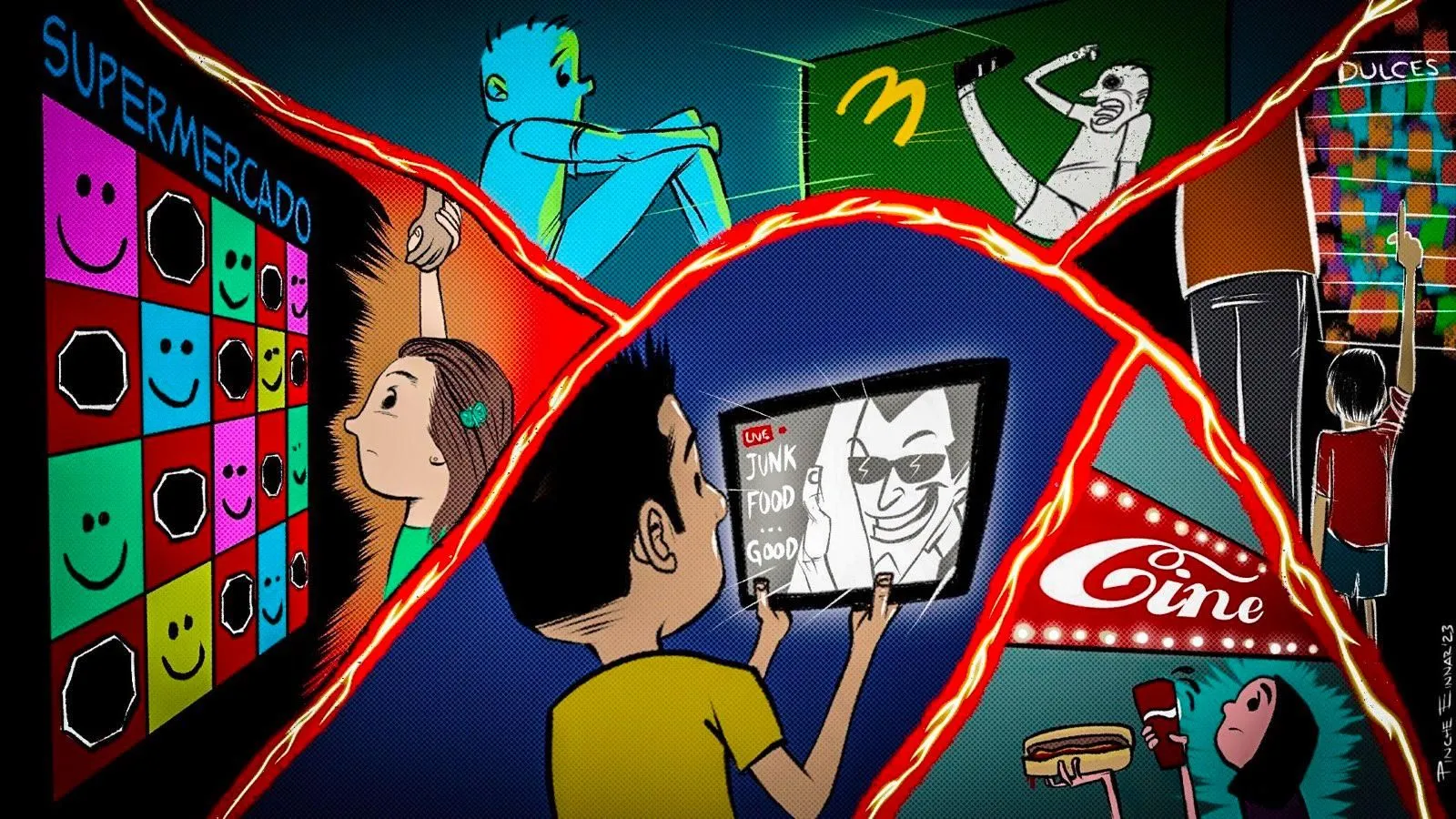 Infancias desprotegidas frente al agresivo mercadeo de alimentos chatarra