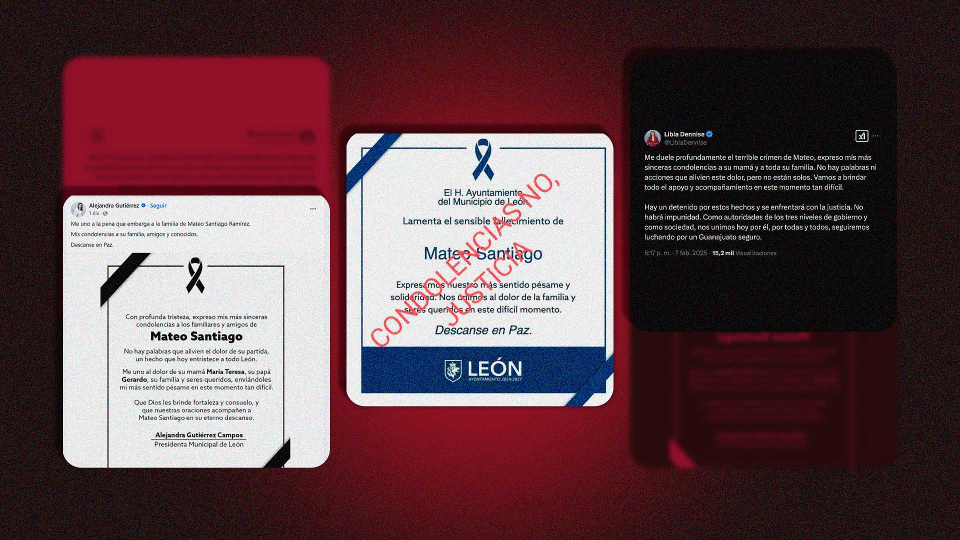 Sin respeto a derechos humanos, Fiscalía y SSP filtran datos y revictimizan a familia de Mateo