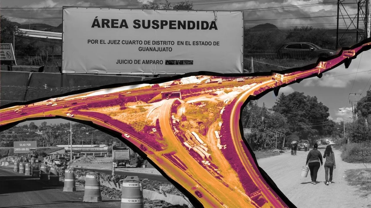 Pobladores de Los Sauces consiguen reactivar obra en la León-Silao