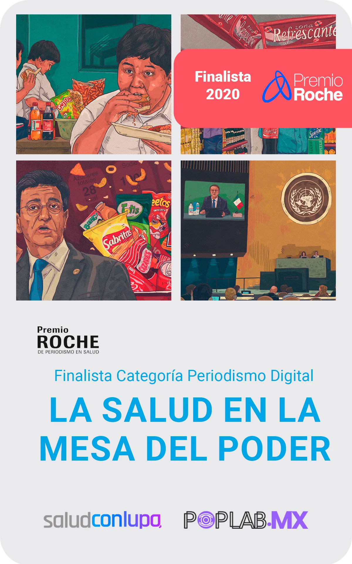 La salud en la mesa del poder (poster/premio)