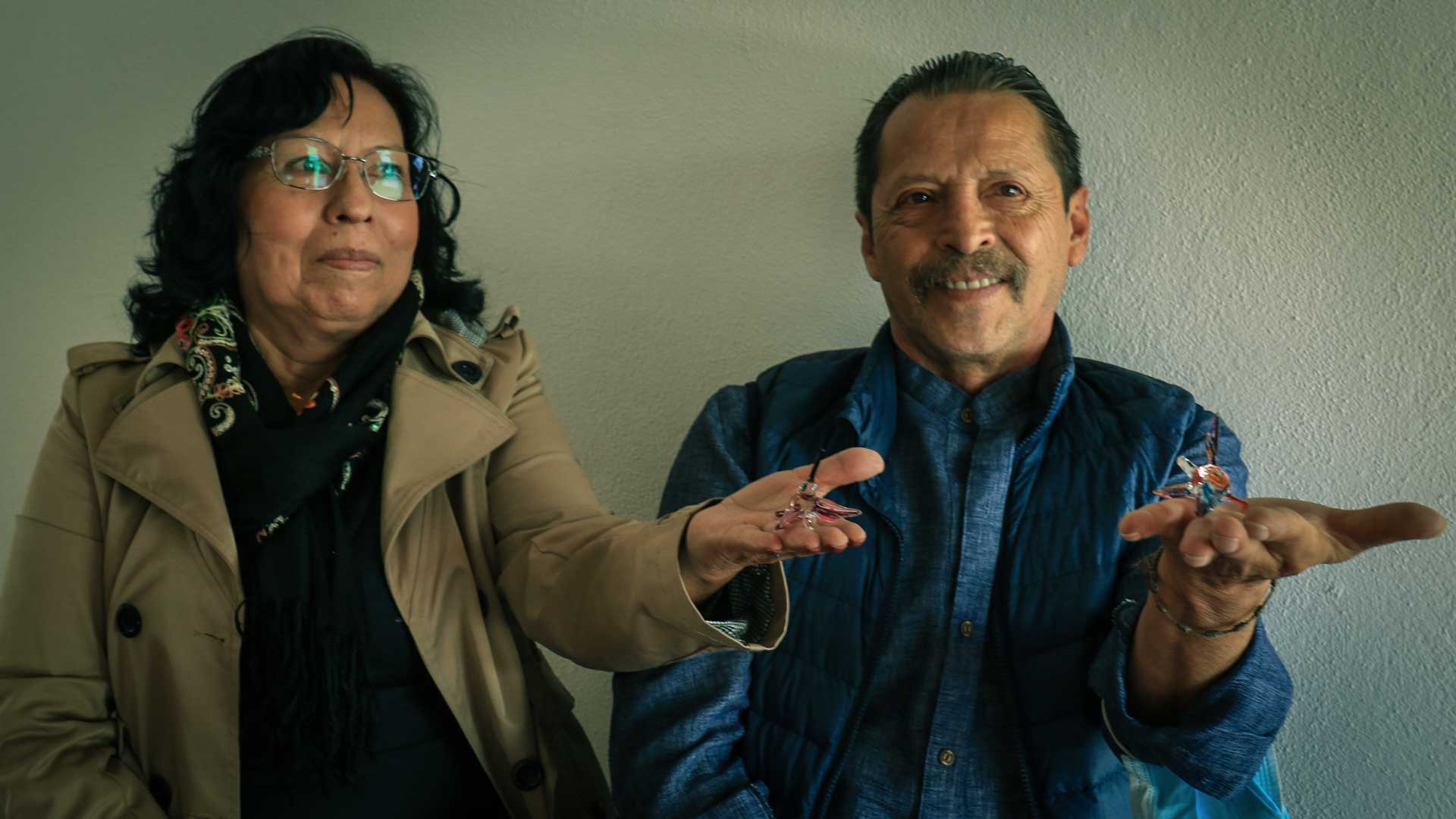 María y Javier, “los padres de la búsqueda"